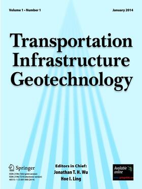  Transportation Infrastructure Geotechnology | Zeitschrift |  Sack Fachmedien