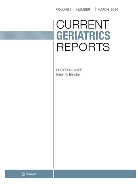  Current Geriatrics Reports | Zeitschrift |  Sack Fachmedien