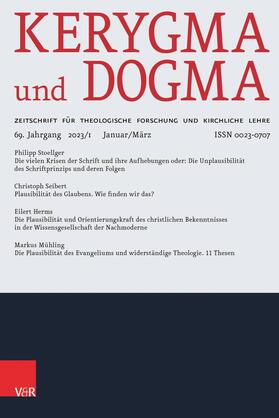  Kerygma und Dogma | Zeitschrift |  Sack Fachmedien
