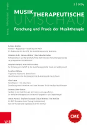  Musiktherapeutische Umschau | Zeitschrift |  Sack Fachmedien