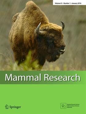 Editor-in-Chief: Karol Zub |  Mammal Research | Zeitschrift |  Sack Fachmedien