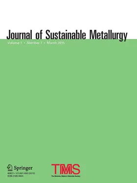 Editors-in-Chief: B. Blanpain / S.-Y. Kitamura / J.M. Schoenung |  Journal of Sustainable Metallurgy | Zeitschrift |  Sack Fachmedien