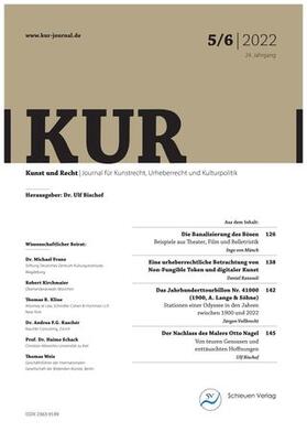 KUR Kunst und Recht | Schleuen Verlag | Zeitschrift | sack.de