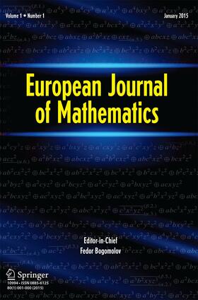 Editor-in-Chief: Fedor Bogomolov |  European Journal of Mathematics | Zeitschrift |  Sack Fachmedien