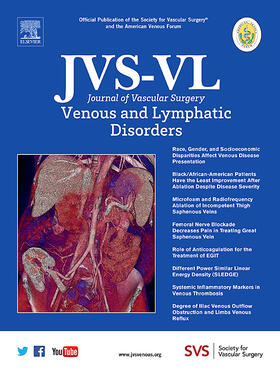  Journal of Vascular Surgery: Venous and Lymphatic Disorders | Zeitschrift |  Sack Fachmedien