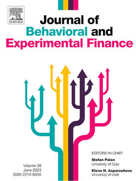 Journal of Behavioral and Experimental Finance | Elsevier | Zeitschrift | sack.de