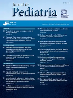  Jornal de Pediatria (Versao em Portugues) | Zeitschrift |  Sack Fachmedien