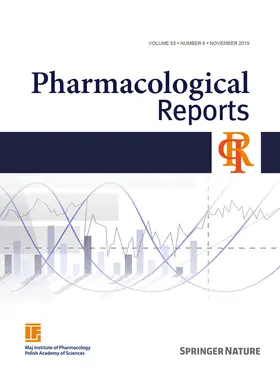  Pharmacological Reports | Zeitschrift |  Sack Fachmedien