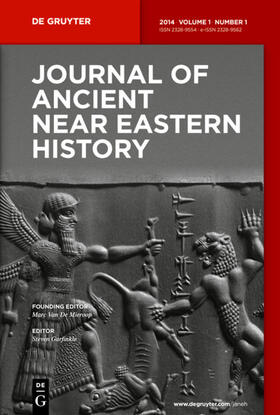 Journal of Ancient Near Eastern History | De Gruyter | Zeitschrift | sack.de