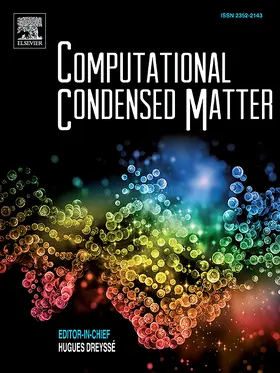  Computational Condensed Matter | Zeitschrift |  Sack Fachmedien