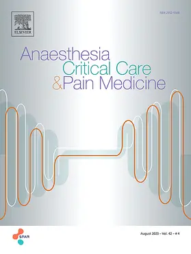  Anaesthesia Critical Care & Pain Medicine | Zeitschrift |  Sack Fachmedien