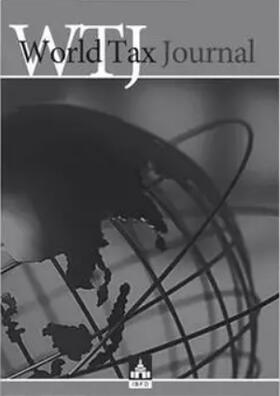  World Tax Journal (WTJ) | Zeitschrift |  Sack Fachmedien