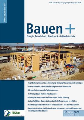 Bundesanzeiger mit Fraunhofer IRB Verlag |  Bauen+ | Zeitschrift |  Sack Fachmedien