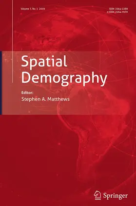  Spatial Demography | Zeitschrift |  Sack Fachmedien