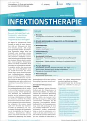 Prof. Dr. med. Hartmut Lode, Prof. Dr. med. Ralf Stahlmann |  Zeitschrift für Infektionstherapie | Zeitschrift |  Sack Fachmedien