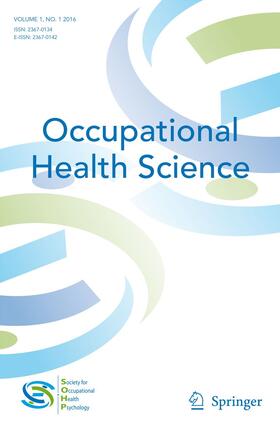 Editor-in-Chief: Robert Sinclair |  Occupational Health Science | Zeitschrift |  Sack Fachmedien