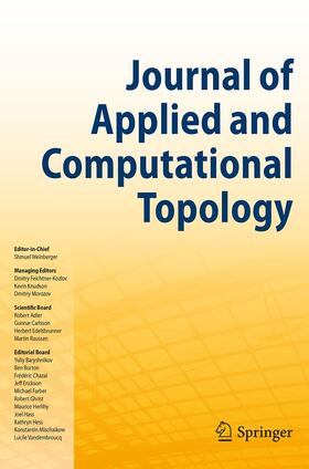 Editor-in-Chief: Shmuel Weinberger |  Journal of Applied and Computational Topology | Zeitschrift |  Sack Fachmedien