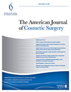  The American Journal of Cosmetic Surgery | Zeitschrift |  Sack Fachmedien