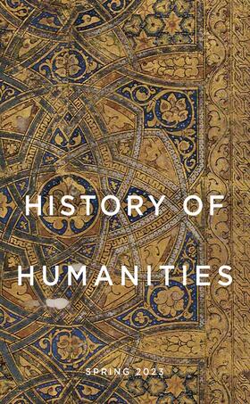  History of Humanities | Zeitschrift |  Sack Fachmedien