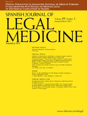  Spanish Journal of Legal Medicine | Zeitschrift |  Sack Fachmedien