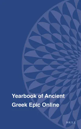  Yearbook of Ancient Greek Epic Online | Zeitschrift |  Sack Fachmedien