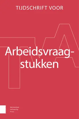  Tijdschrift voor Arbeidsvraagstukken (TvA) | Zeitschrift |  Sack Fachmedien