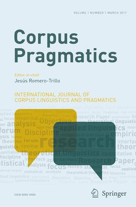  Corpus Pragmatics | Zeitschrift |  Sack Fachmedien