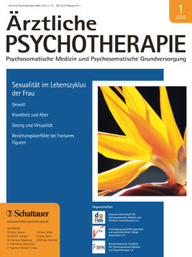  Ärztliche Psychotherapie | Zeitschrift |  Sack Fachmedien