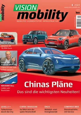 Christoph Huss |  VISION mobility | Zeitschrift |  Sack Fachmedien