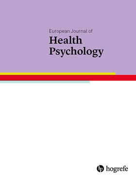 European Journal of Health Psychology | Hogrefe Verlag | Zeitschrift | sack.de