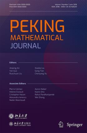 Editors: J. An / Y. Guo / R. Liu / X. Liu / G. Tian / C. Xu |  Peking Mathematical Journal | Zeitschrift |  Sack Fachmedien