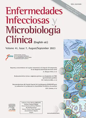 Editor in Chief: Benito Almirante Gragera |  Enfermedades Infecciosas y Microbiologia Clinica (English ed.) | Zeitschrift |  Sack Fachmedien