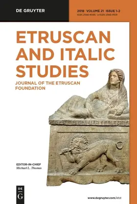 Etruscan and Italic Studies | De Gruyter | Zeitschrift | sack.de