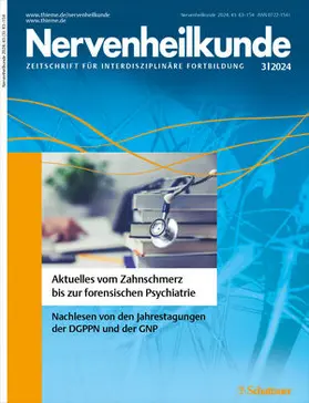 Prof. Dr. Dr. Manfred Spitzer |  Nervenheilkunde | Zeitschrift |  Sack Fachmedien