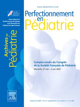  Perfectionnement en Pediatrie | Zeitschrift |  Sack Fachmedien