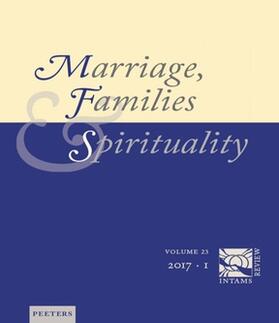 Marriage, Families & Spirituality | Peeters | Zeitschrift | sack.de