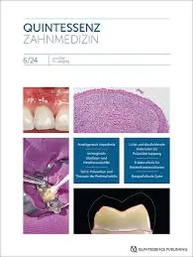 Redaktion: Prof. Dr. Roland Frankenberger |  Quintessenz Zahnmedizin | Zeitschrift |  Sack Fachmedien