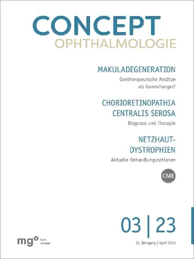  CONCEPT Ophthalmologie | Zeitschrift |  Sack Fachmedien