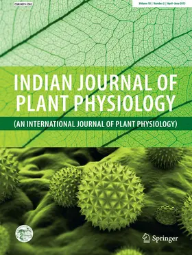 Main editor: Viswanathan Chinnusamy |  Plant Physiology Reports | Zeitschrift |  Sack Fachmedien