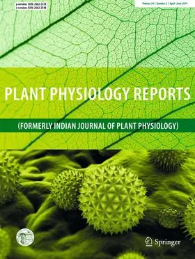  Plant Physiology Reports | Zeitschrift |  Sack Fachmedien