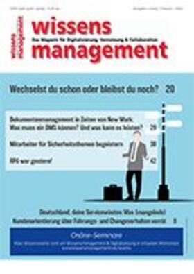  Wissensmanagement | Zeitschrift |  Sack Fachmedien