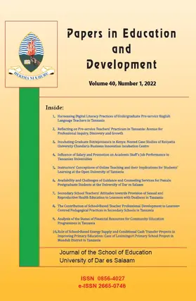  Papers in Education and Development | Zeitschrift |  Sack Fachmedien