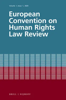  The European Convention on Human Rights Law Review | Zeitschrift |  Sack Fachmedien