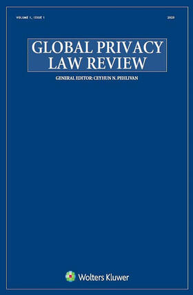  Global Privacy Law Review | Zeitschrift |  Sack Fachmedien