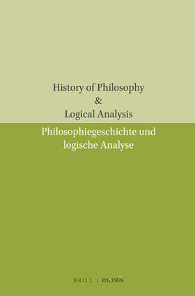  History of Philosophy & Logical Analysis | Zeitschrift |  Sack Fachmedien