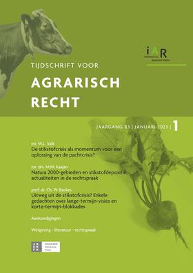  Tijdschrift voor Agrarisch Recht | Zeitschrift |  Sack Fachmedien