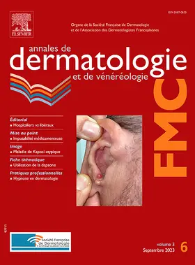  Annales de Dermatologie et de Venereologie - FMC | Zeitschrift |  Sack Fachmedien