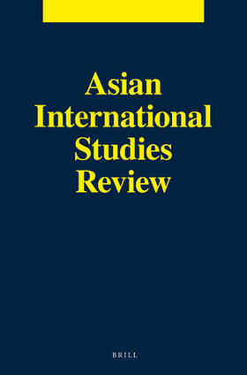  Asian International Studies Review | Zeitschrift |  Sack Fachmedien