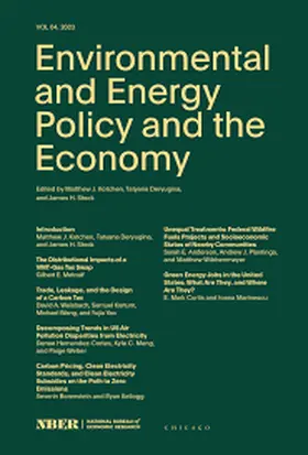  Environmental and Energy Policy and the Economy | Zeitschrift |  Sack Fachmedien