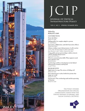  Journal of Critical Infrastructure Policy | Zeitschrift |  Sack Fachmedien